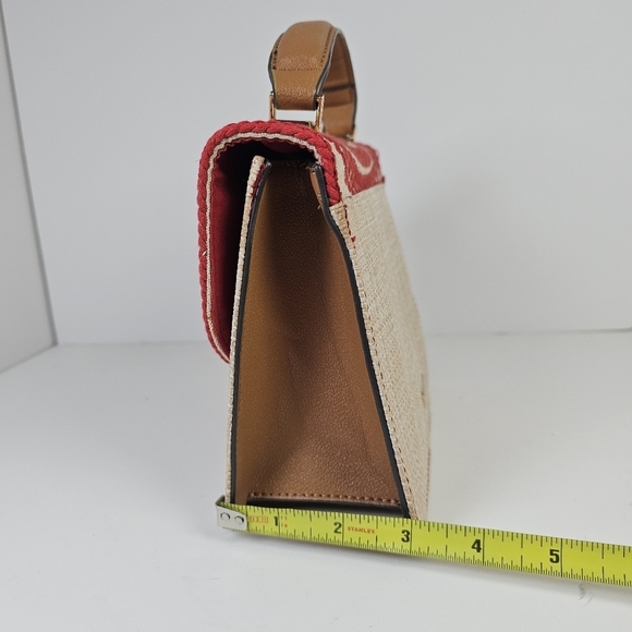 ALDO Liabel Artisan Pattern Handbag in Red - Picture 15 of 16